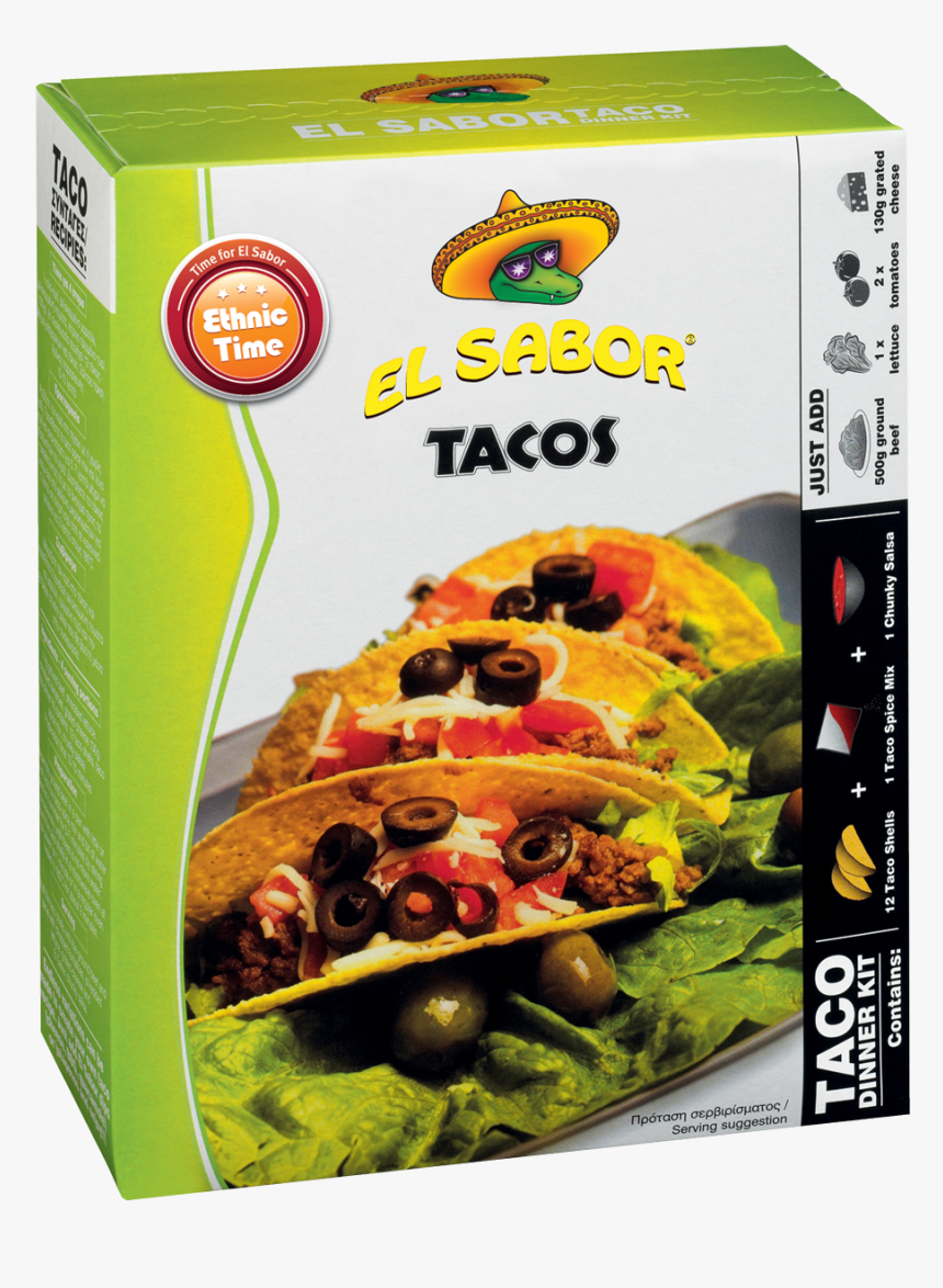 Tacos Shells El Sabor, HD Png Download, Free Download