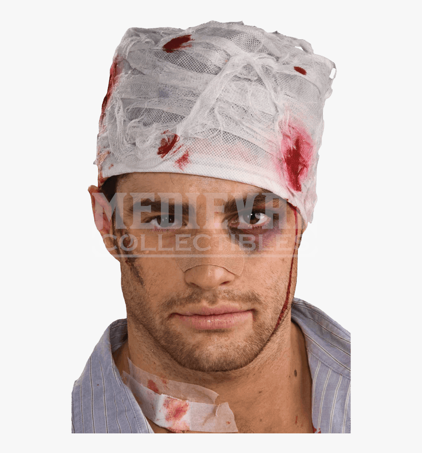 Bloody Head Bandage - Head Bandage, HD Png Download, Free Download