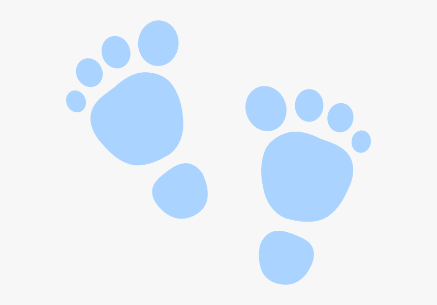 Blue Foot Prints Svg Clip Arts - It's A Baby Girl, HD Png Download, Free Download