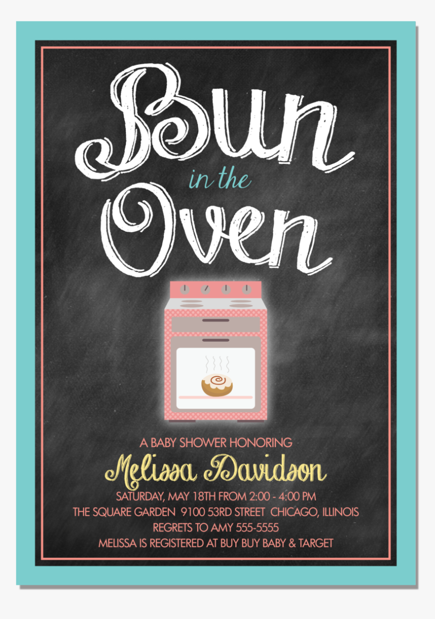 Bun In The Oven Retro - Poster, HD Png Download, Free Download