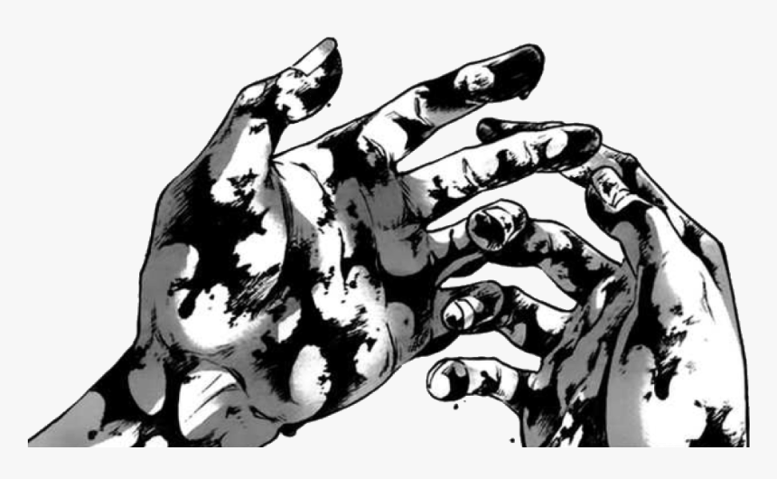 #anime #manga #hands #bloodyhands #bloody #blood #blackandwhite - Anime, HD Png Download, Free Download