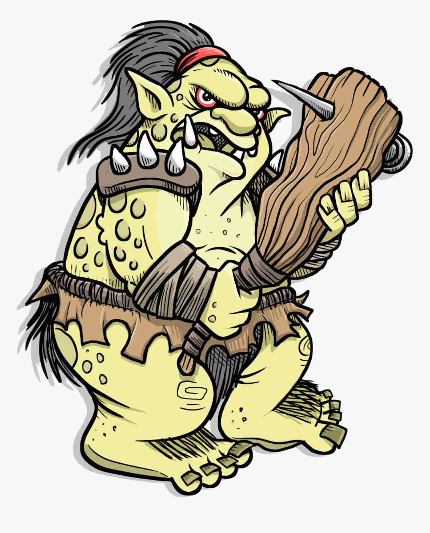 Orc Clipart Troll Bridge - Revenge Of The Blood Thirsty Giant, HD Png Download, Free Download