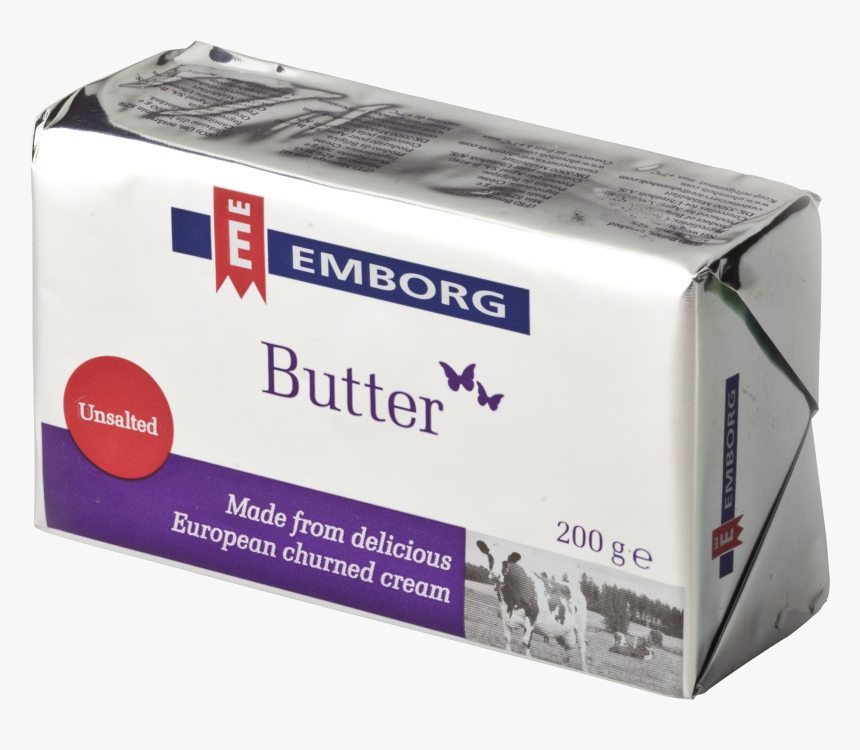 Emborg Butter - Emborg Butter Unsalted 200g, HD Png Download, Free Download