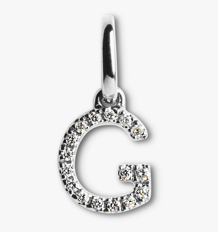 Letter Pendant With Diamonds 