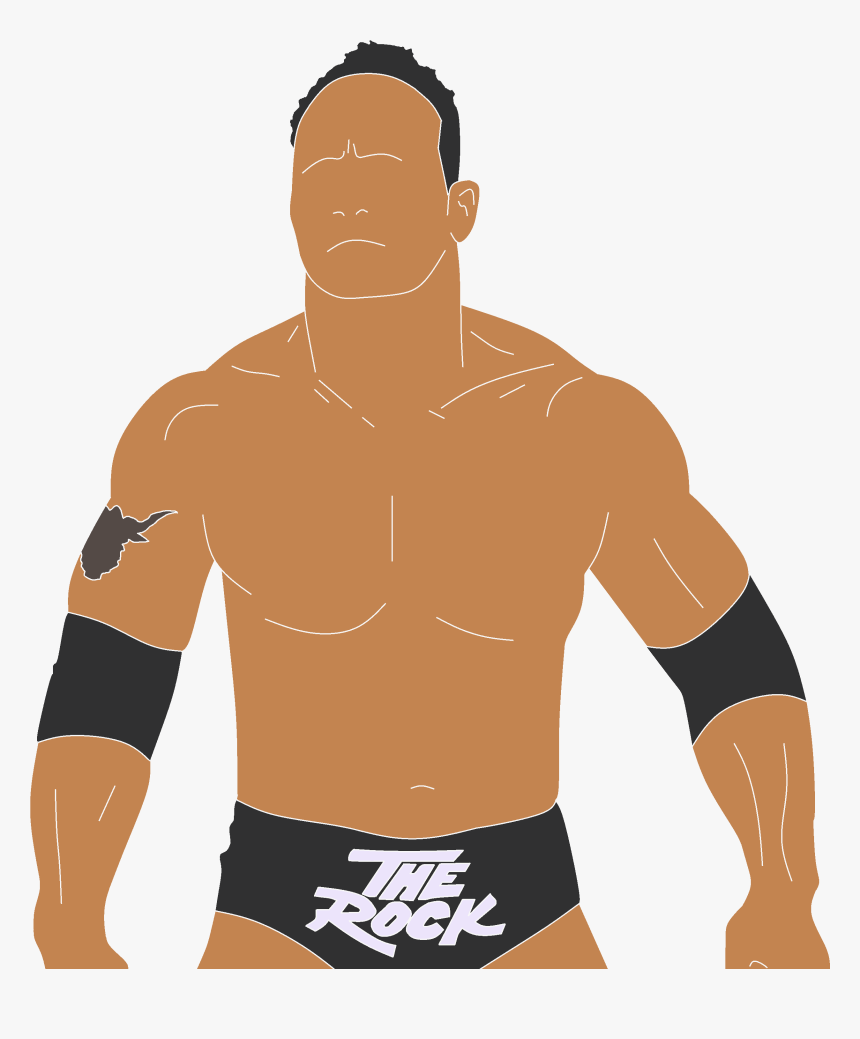 Dwayne The Rock Johnson Wrestling Superstar - Barechested, HD Png Download, Free Download