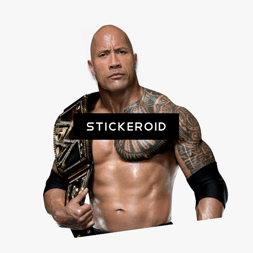 Dwayne Johnson Pic - Wwe The Rock Wwe Champion, HD Png Download, Free Download