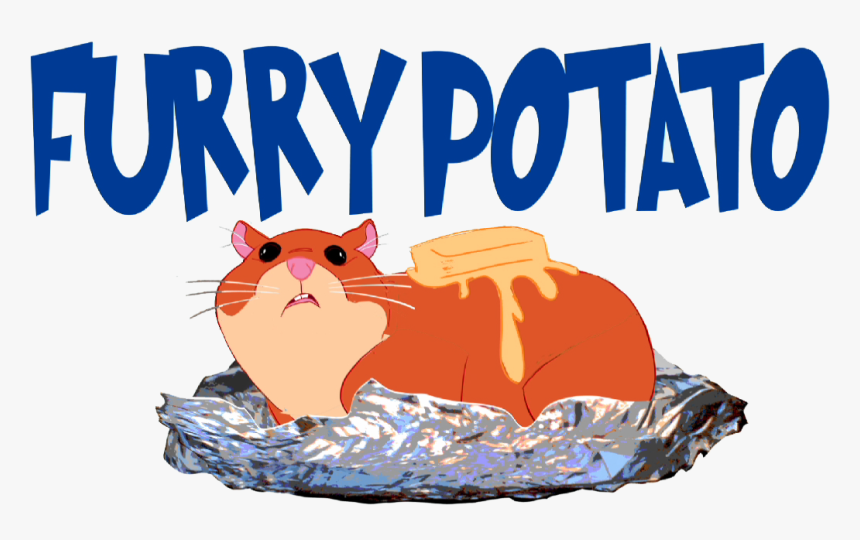 Furrywhitetclear - Furry Potato Art, HD Png Download, Free Download