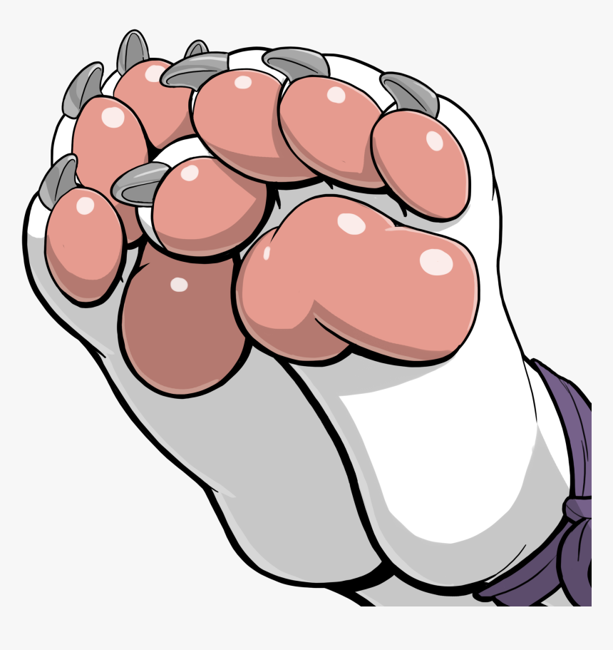 Furry Paw Png Paws Png, Transparent Png - kindpng