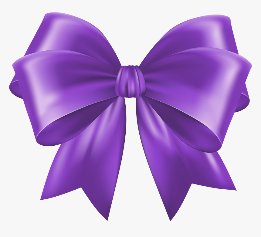 Clipart Bow Lavender Bow, HD Png Download, Free Download