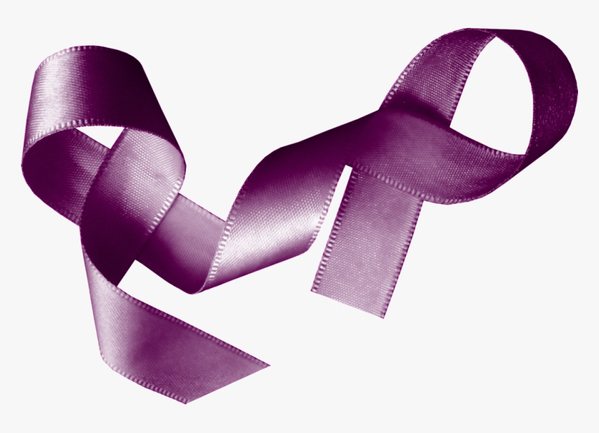 Purple Awareness Ribbon Png - Portable Network Graphics, Transparent Png, Free Download