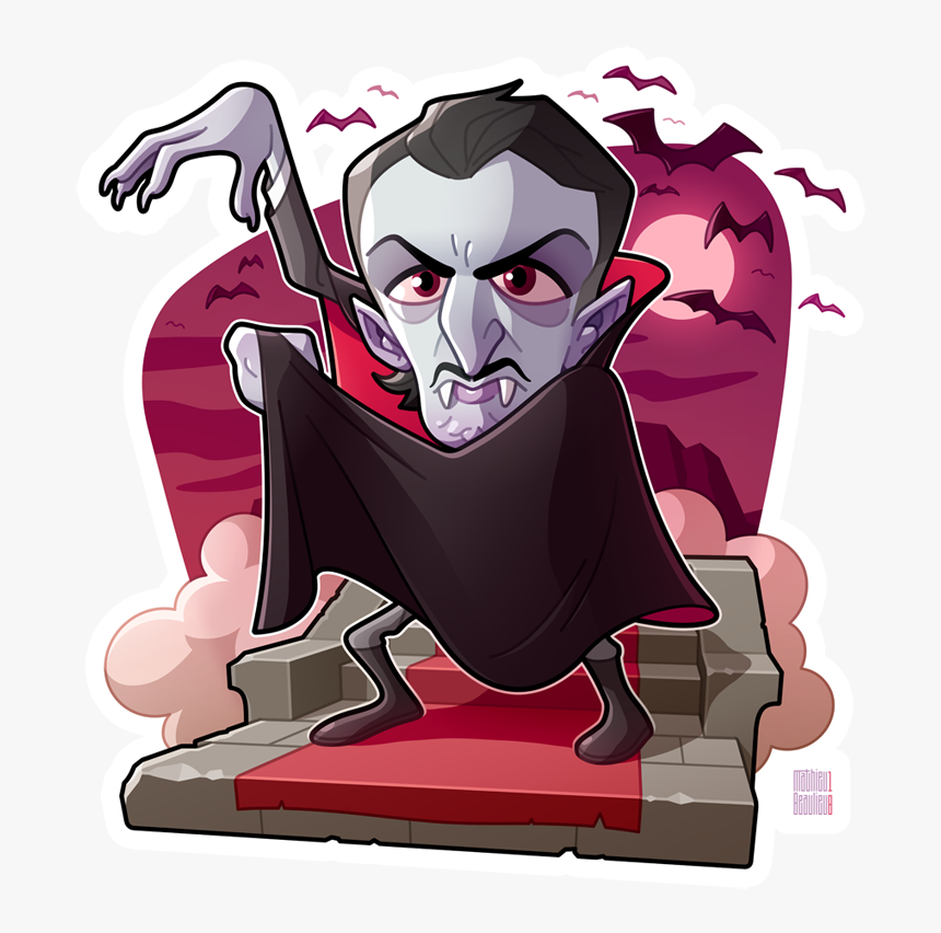 Classic Horror Monsters On Behance - Cartoon, HD Png Download, Free Download