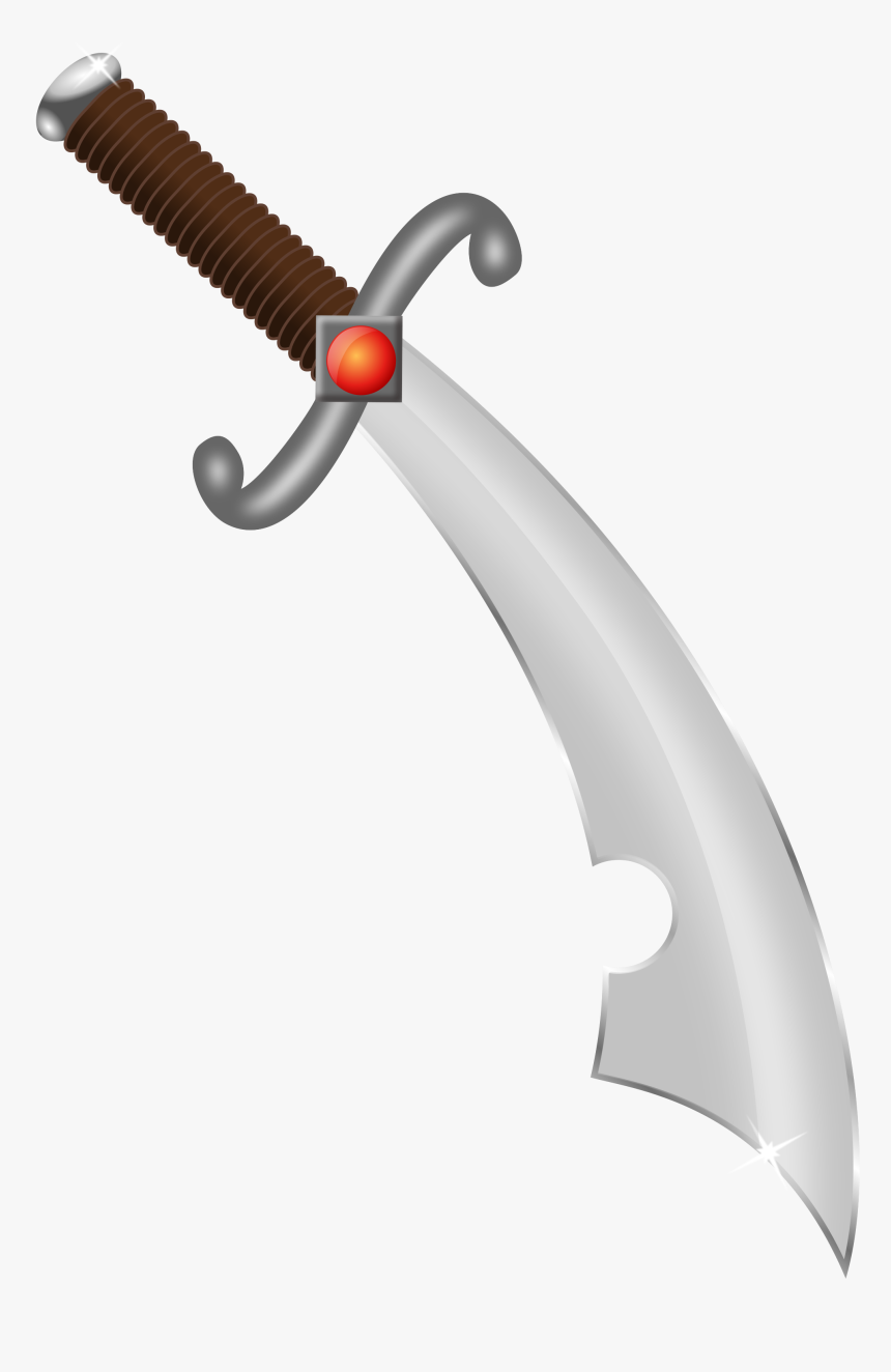 Transparent Crossed Swords Png - Sword Clip Art, Png Download, Free Download