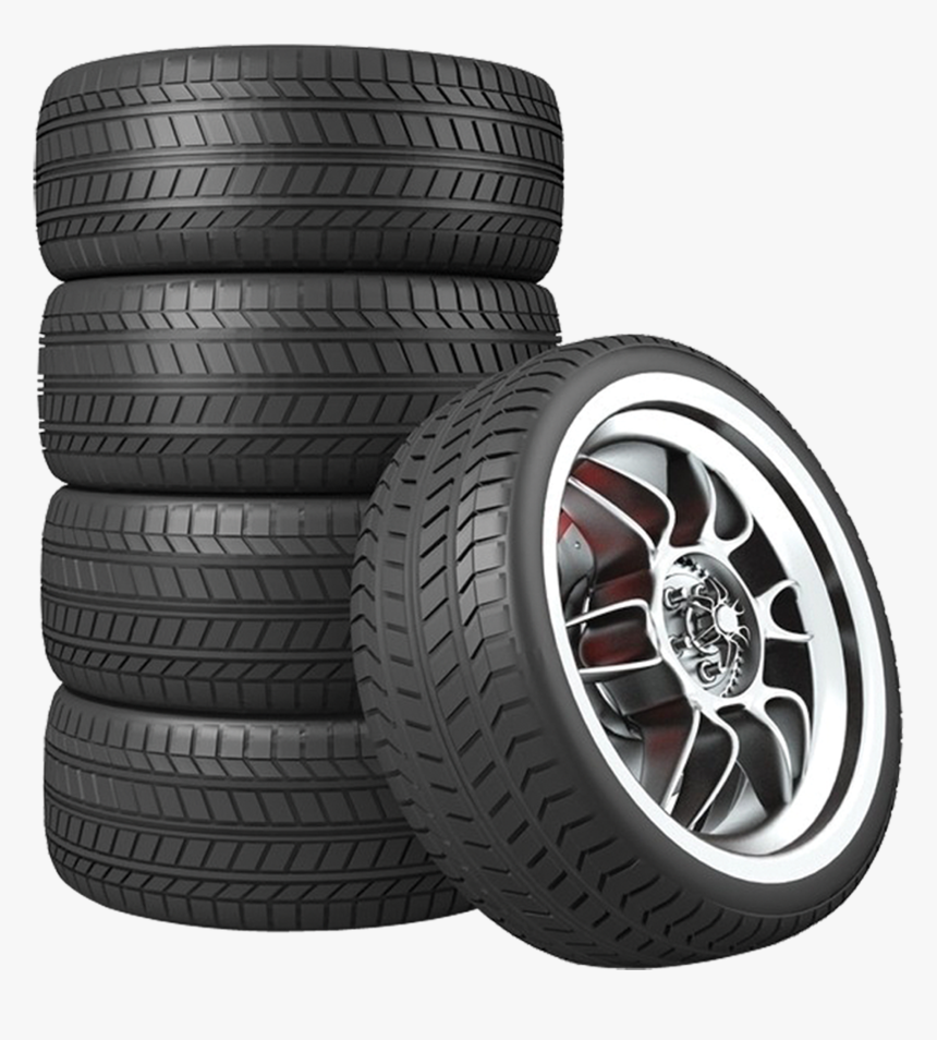 Wheel Car Tires Spare Tire Free Download Image Clipart - Stack Of Tires Png, Transparent Png, Free Download