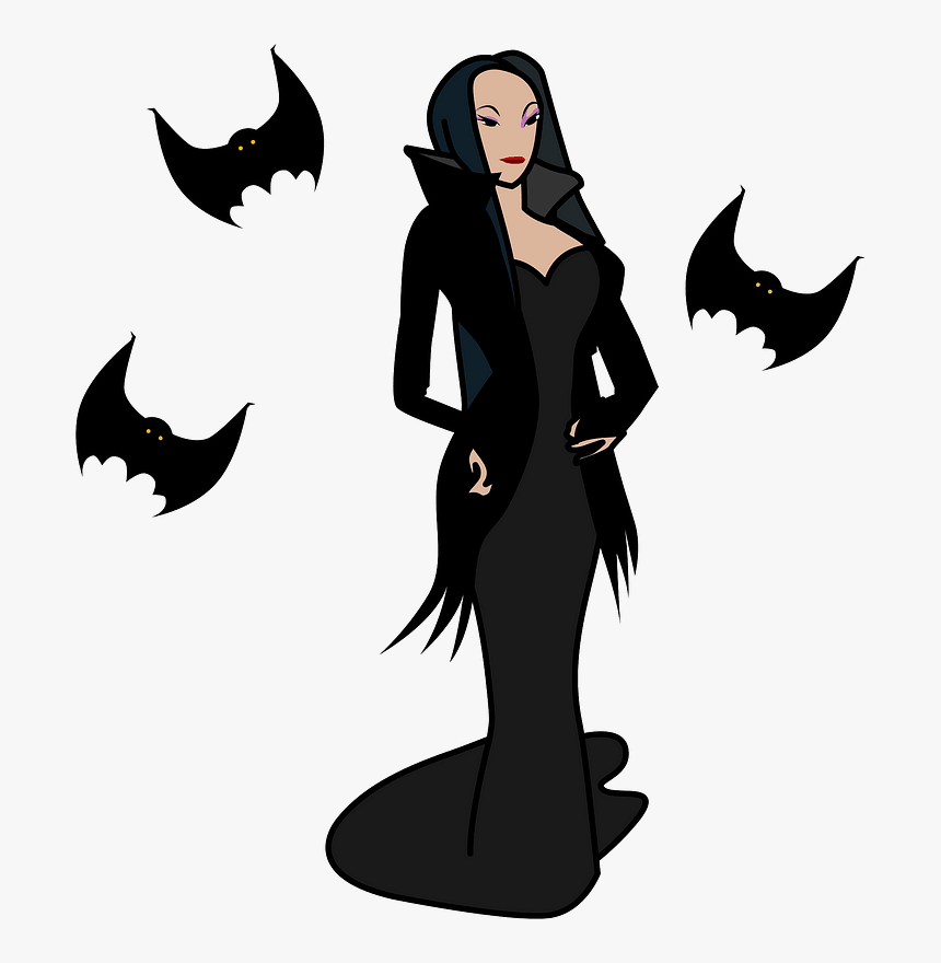 Vampire Bat Monster Clipart - Dracula Female, HD Png Download, Free Download