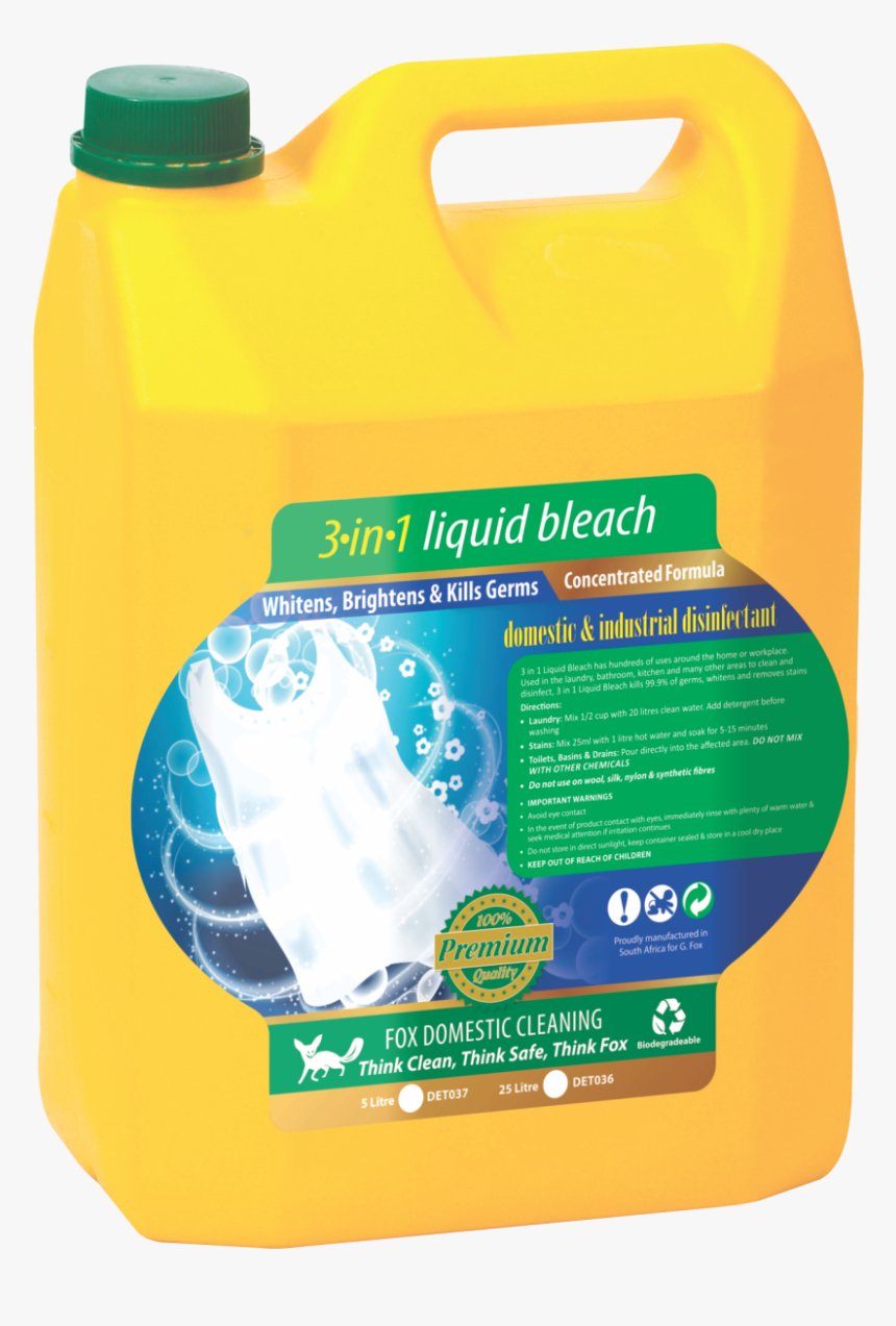 Multi-surface Liquid Bleach - Plastic Bottle, HD Png Download, Free Download