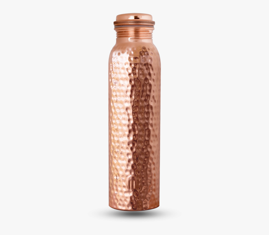 Hammered Copper Bottle Png, Transparent Png, Free Download