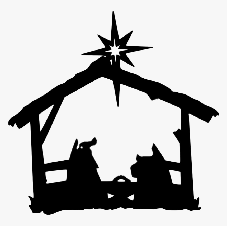 Nativity Png Free Download - Nativity Silhouette Transparent Background, Png Download, Free Download