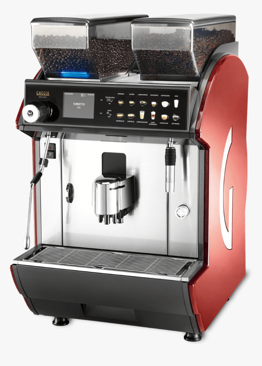 Red - Gaggia Milano Concetto Evo, HD Png Download, Free Download