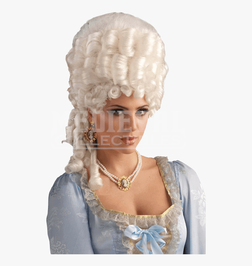 Transparent Blonde Wig Png - Marie Antoinette Halloween Costumes, Png Download, Free Download