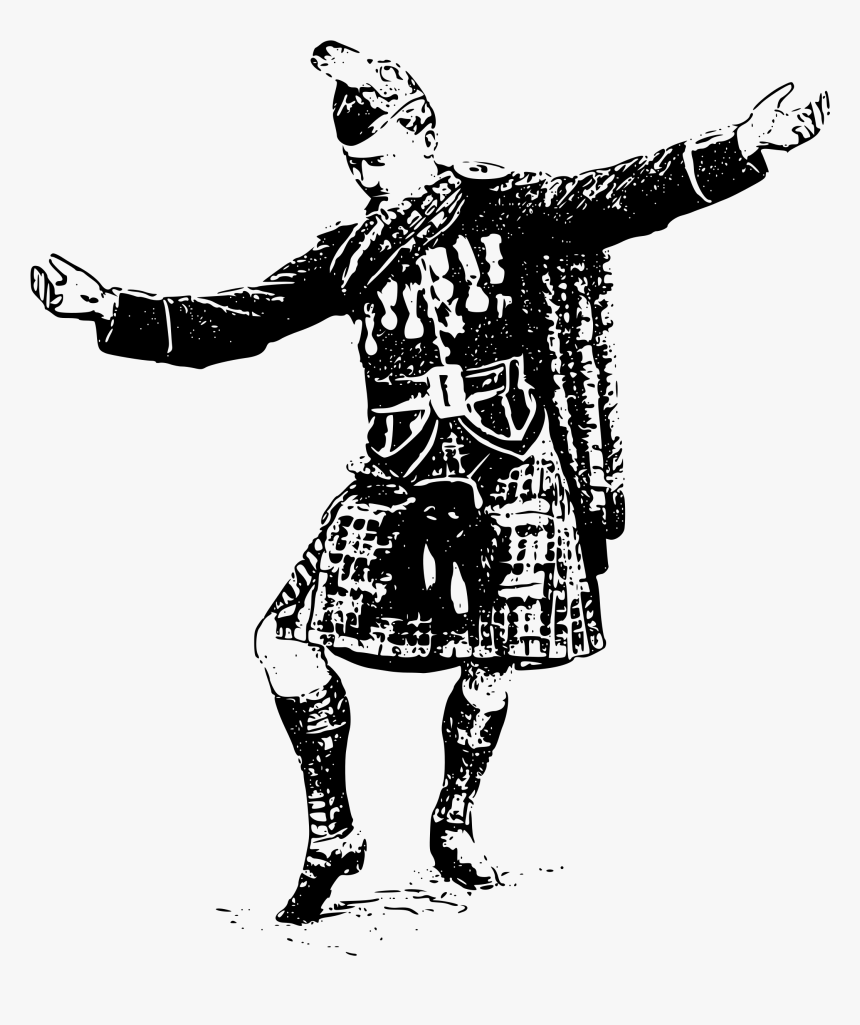 Scotsman Dancing Clip Arts - Clipart Scotland Png, Transparent Png, Free Download