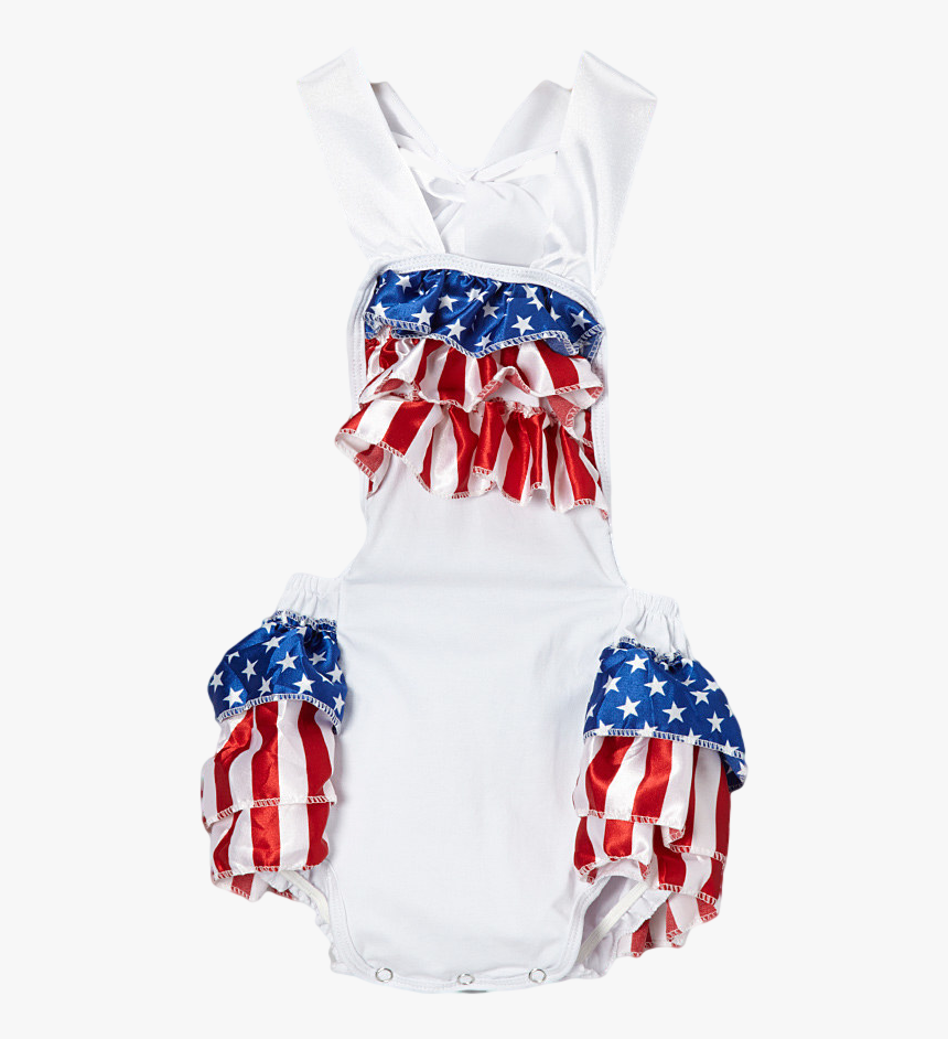 White Flag 4th Of July Bubble Romper - Flag Of The United States, HD Png Download, Free Download