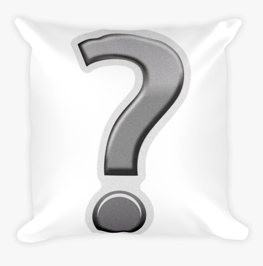 White Question Mark - Throw Pillow, HD Png Download, Free Download