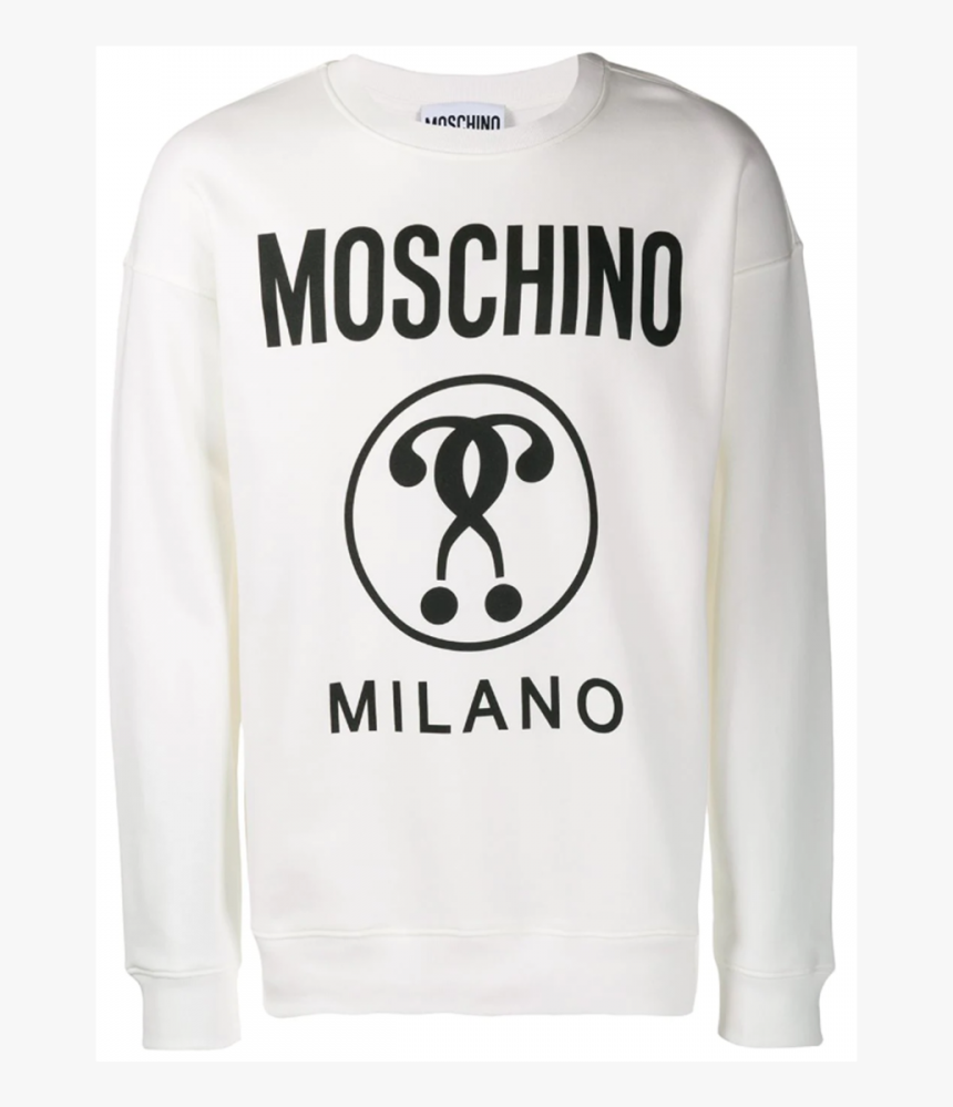 Moschino Couture Cotton Double Question Mark Sweaterin - Moschino Question Mark Sweatshirt, HD Png Download, Free Download