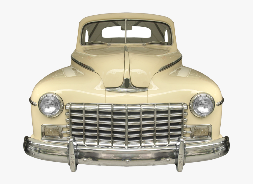 Transparent Classic Cars Clip Art - Old Front View Car Png, Png Download, Free Download