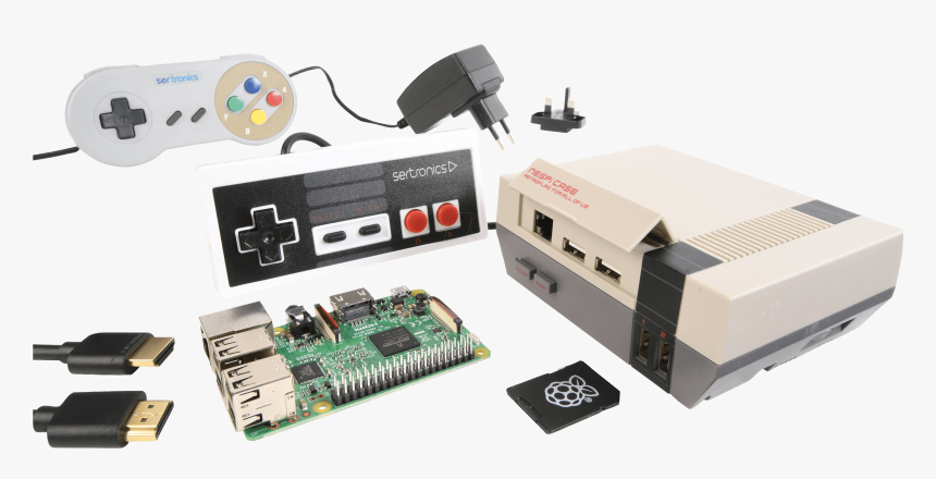 Raspberry Pi 3 B Nes-style Bundle Reichelt Rpi Nespi - Electronic Component, HD Png Download, Free Download
