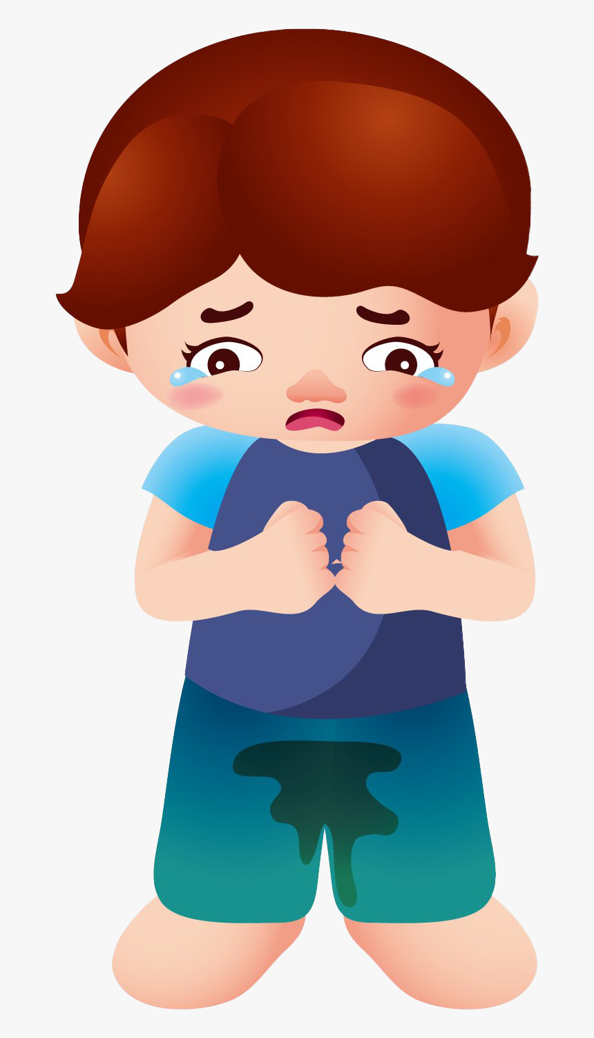 Sad Unhappy Guy Png - Sad Cartoon Boy Png, Transparent Png, Free Download