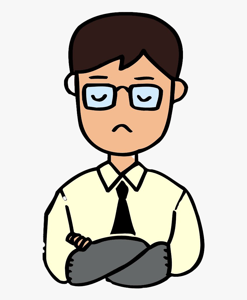 Sad Unhappy Guy Png Pic - Cartoon Sad Person Png, Transparent Png, Free Download