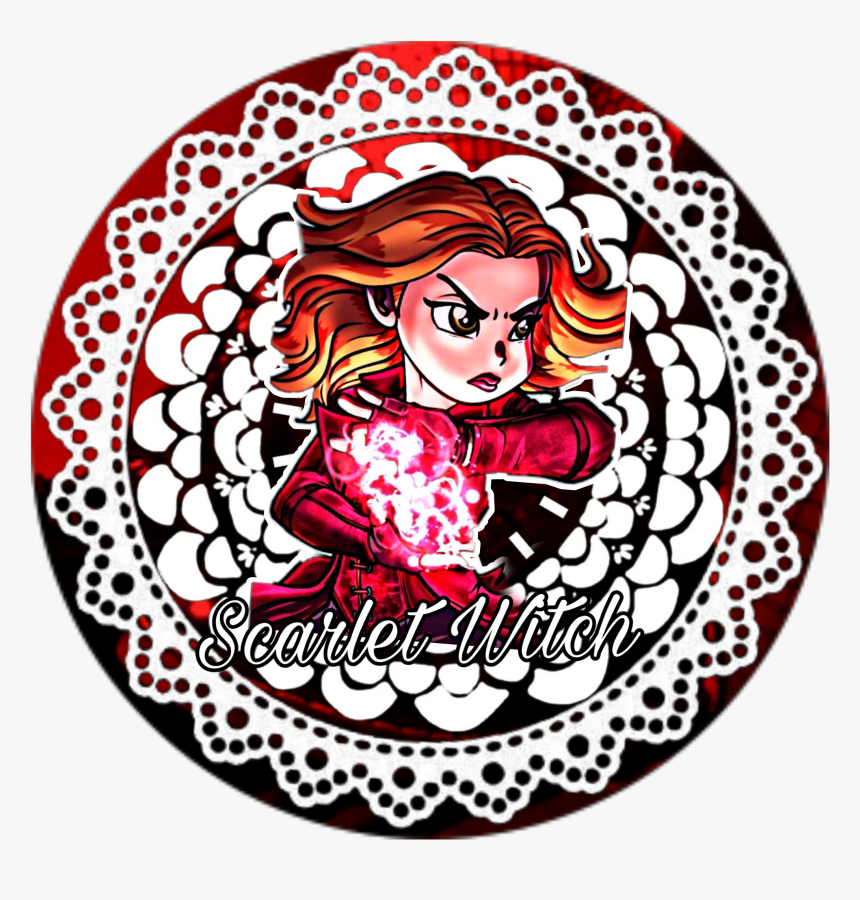 Scarlet Witch Icon Sticker Art By Lordmesa-art - Fan Art, HD Png Download, Free Download