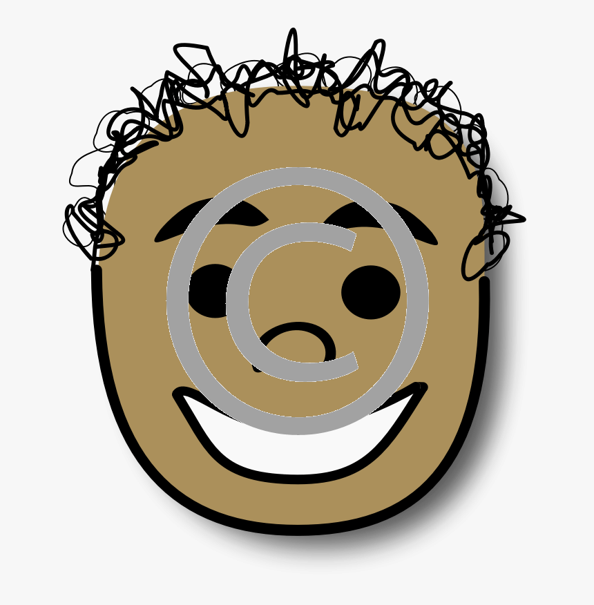 Curly Hair Frustrated Face Emoji, HD Png Download, Free Download