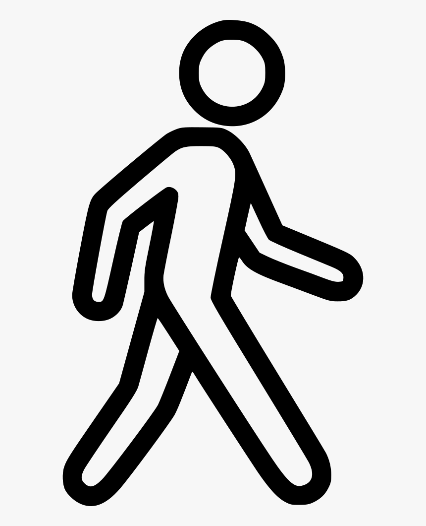 Walking - Walking Man Icon Png, Transparent Png, Free Download