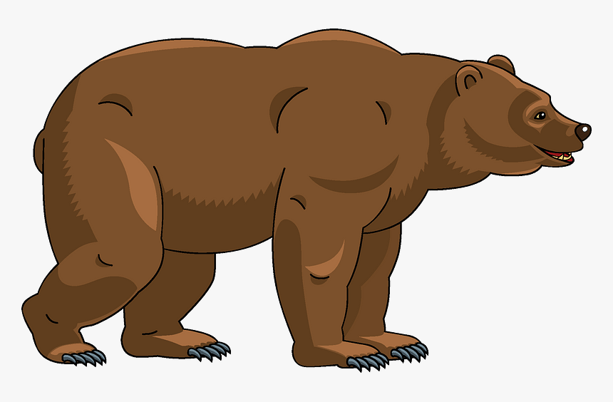 Bear Clipart - Grizzly Bear, HD Png Download is free transparent png image....