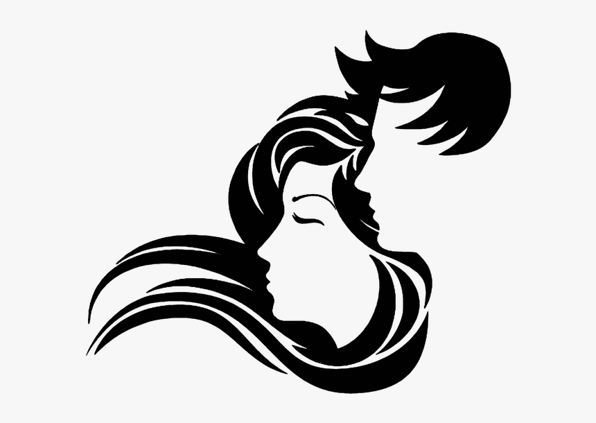Beauty Parlour Hairdresser Human Hair Growth Hair Care - Transparent Beauty Logo Png, Png Download, Free Download