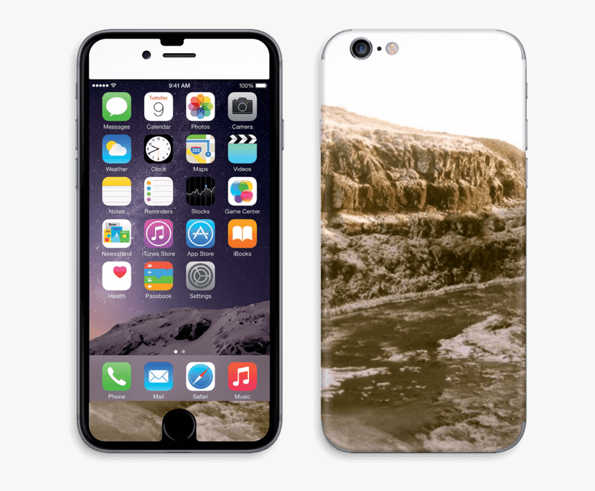 Icelandic Waterfall Skin Iphone 6/6s - Akıllı Telefon Ekran Görüntüsü, HD Png Download, Free Download