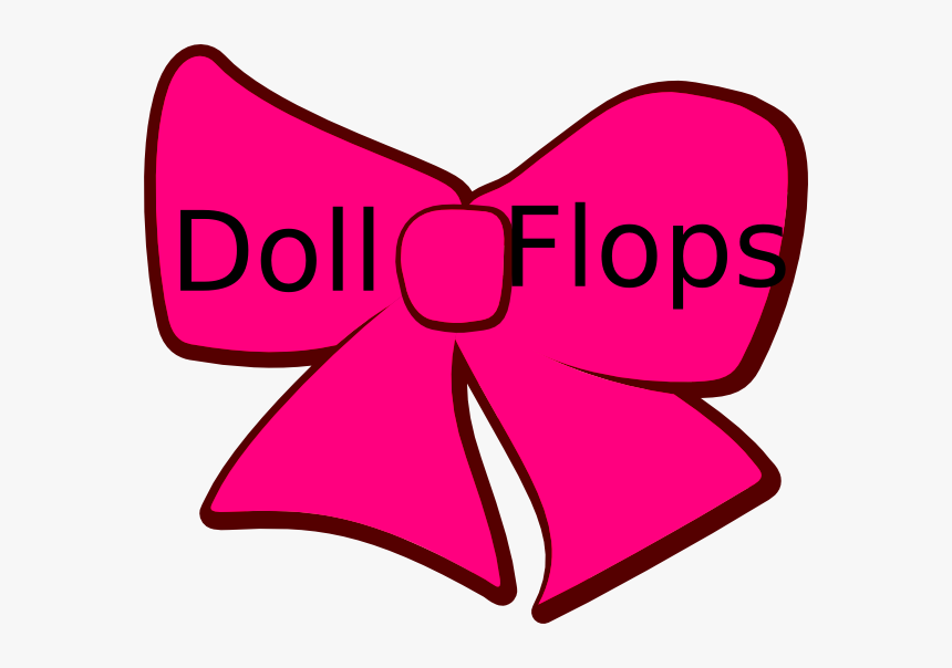 Hot Pink Bow Svg Clip Arts - Pink Bow Clipart, HD Png Download, Free Download