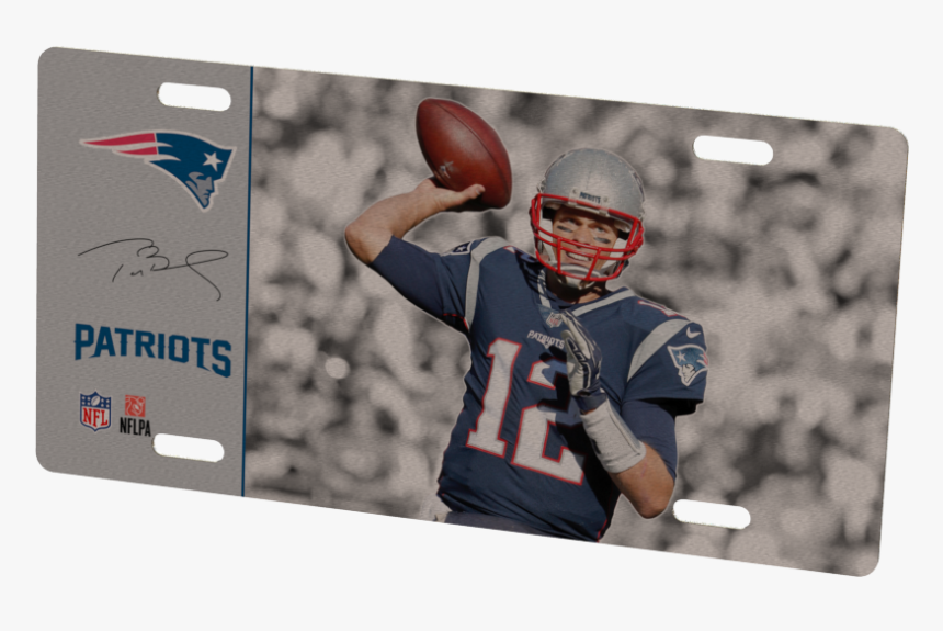 New England Patriots Tom Brady Metal Photo - New England Patriots, HD Png Download, Free Download