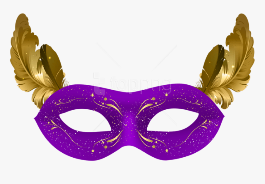 Free Png Download Purple Carnival Mask Png Clipart - Purple Carnival Mask Png, Transparent Png, Free Download