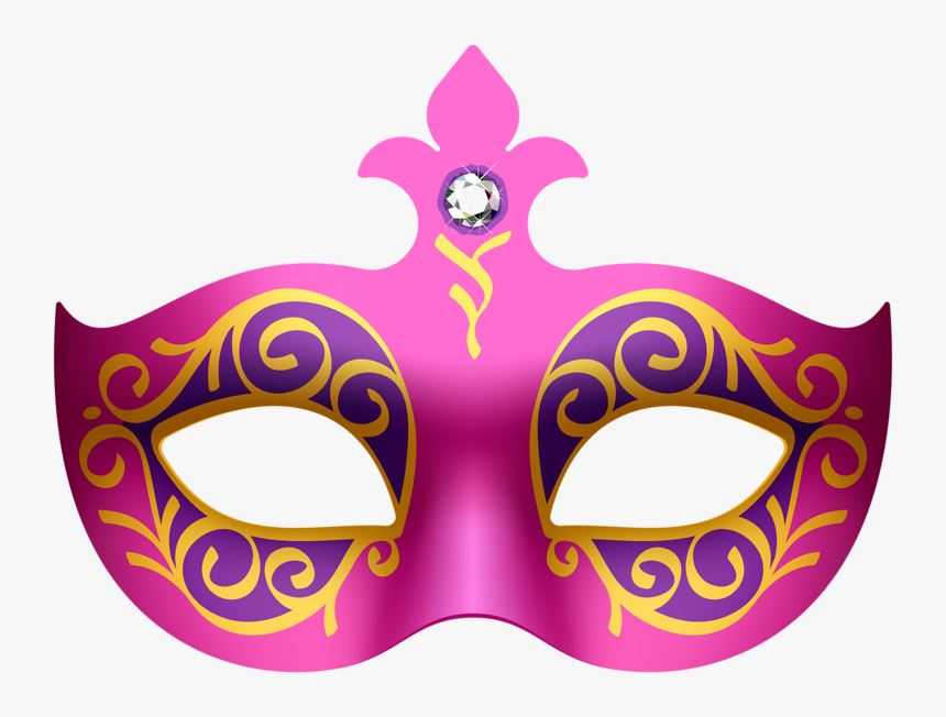 Venice Ball Carnival Masquerade Of Mask Pretty Clipart - Masquerade Mask Clipart, HD Png Download, Free Download