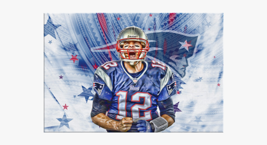 Painting Of Tom Brady And Gronk, HD Png Download, Free Download
