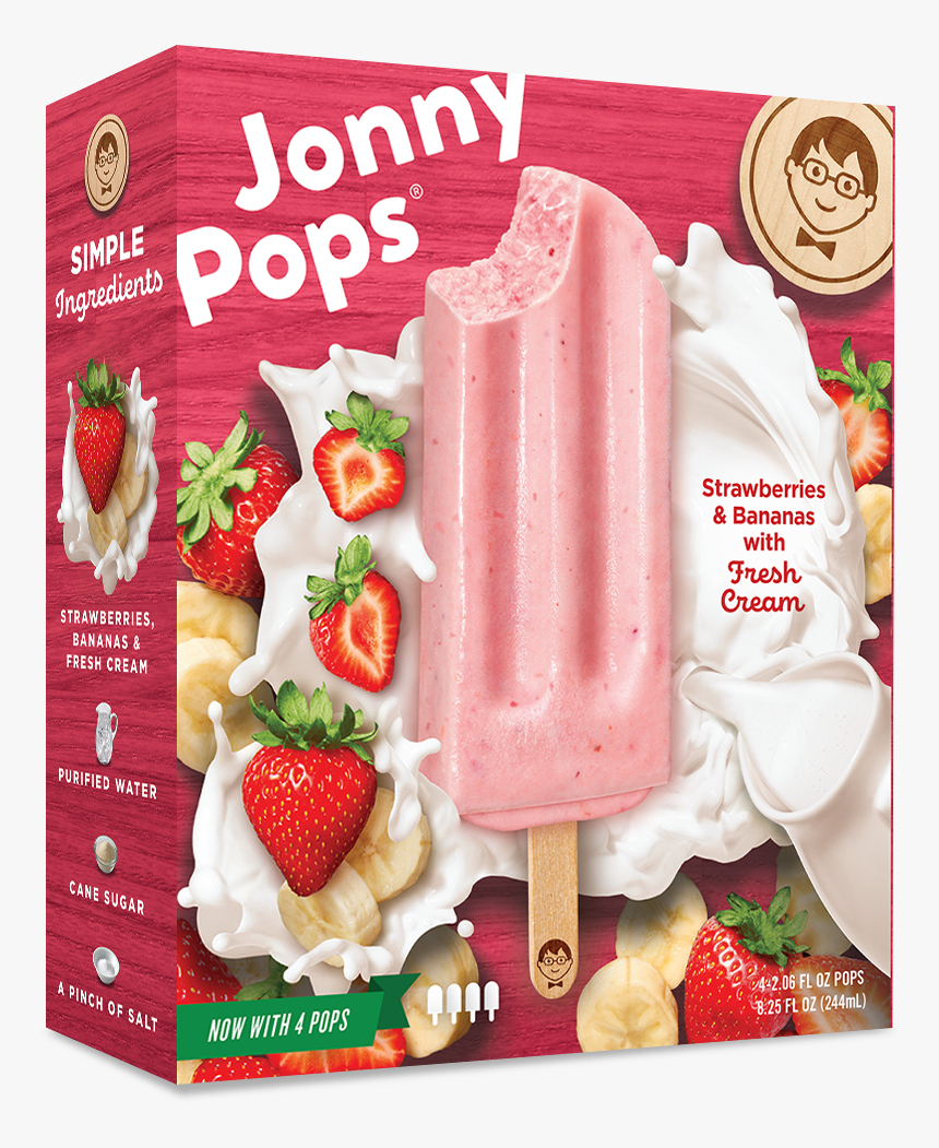 Strawbanana Right - Johnny Pops Chocolate, HD Png Download, Free Download