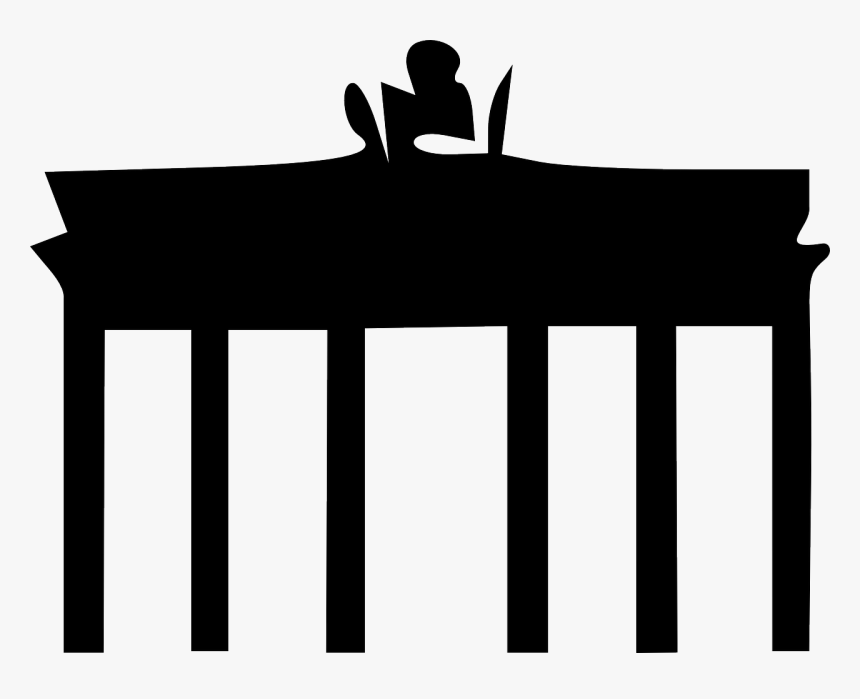 Berlin Brandenburger Tor Silhouette, HD Png Download, Free Download
