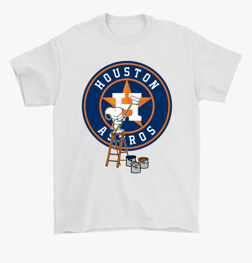 Snoopy Paints The Houston Astros Logo Mlb Baseball - Airplane, HD Png Download, Free Download