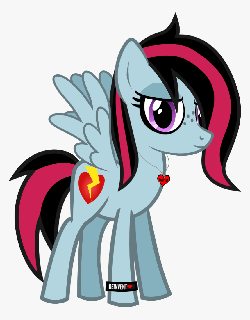 Emo Png - Mlp Mane Oc Emo, Transparent Png, Free Download