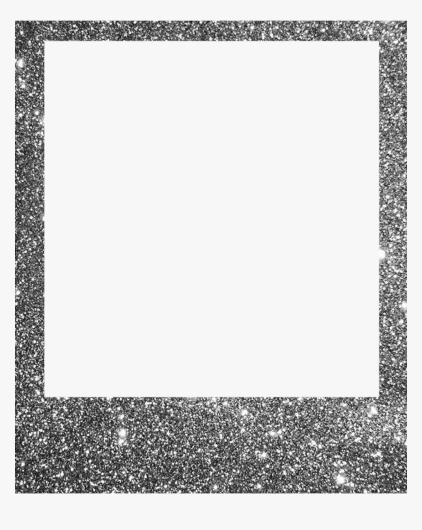 #polaroid #glitter - Monochrome, HD Png Download, Free Download