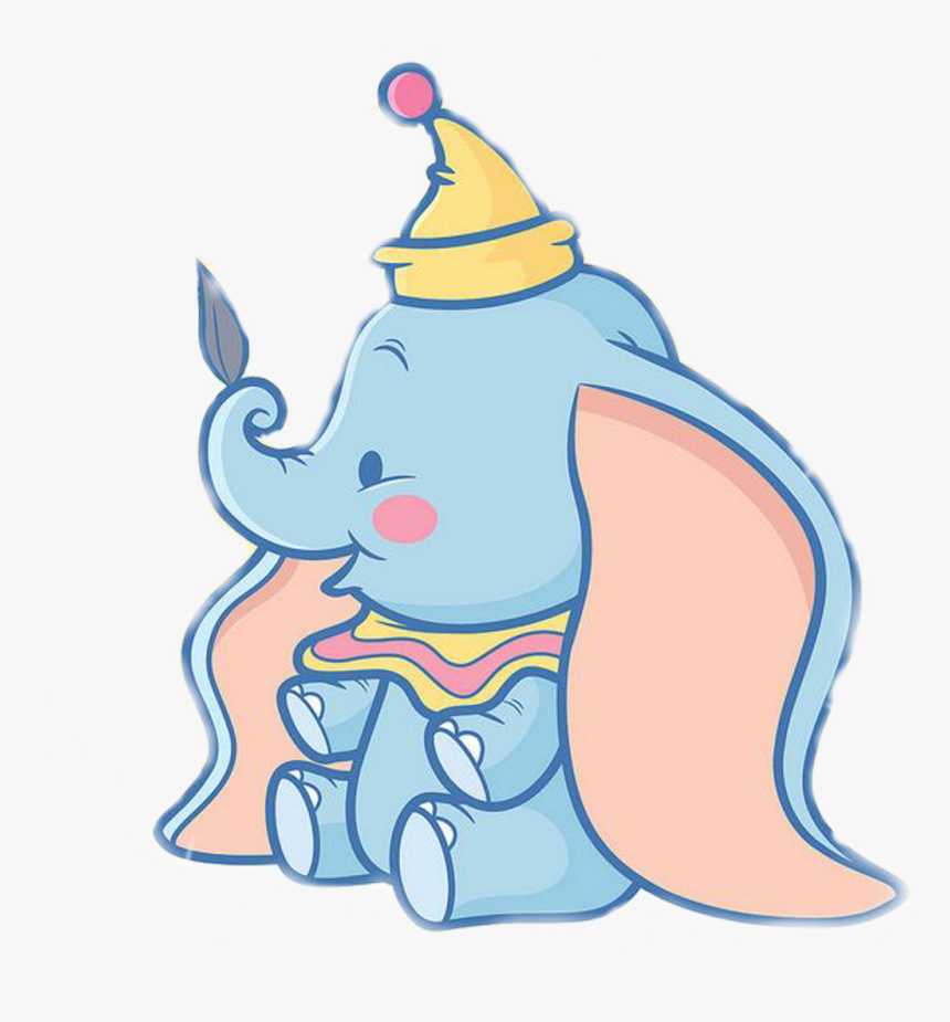 #kawaii #dumbo #disney , Png Download - Dumbo Drawing, Transparent Png, Free Download