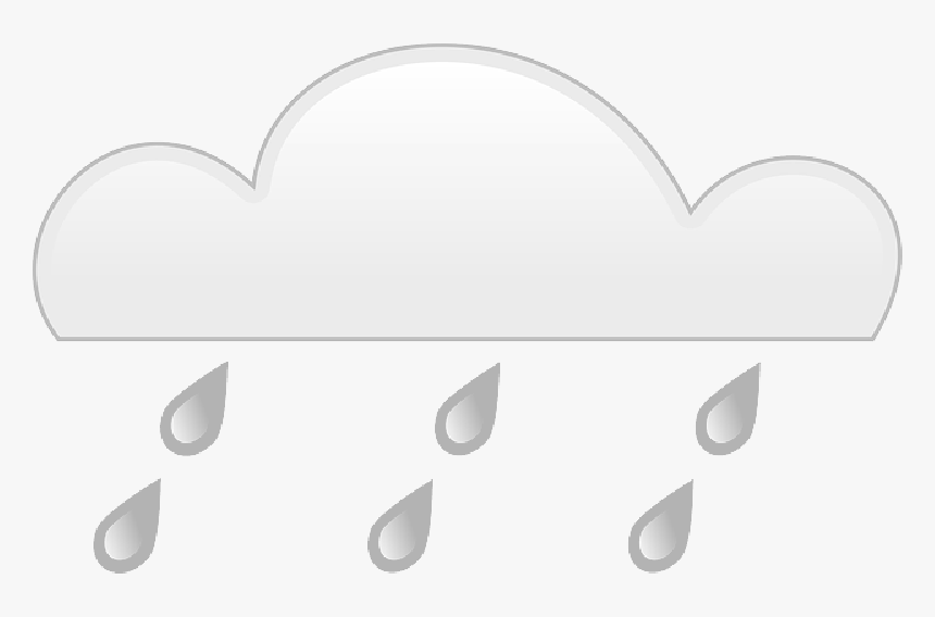 White Rain Cloud Png , Png Download - Rain Cloud White Png, Transparent Png, Free Download