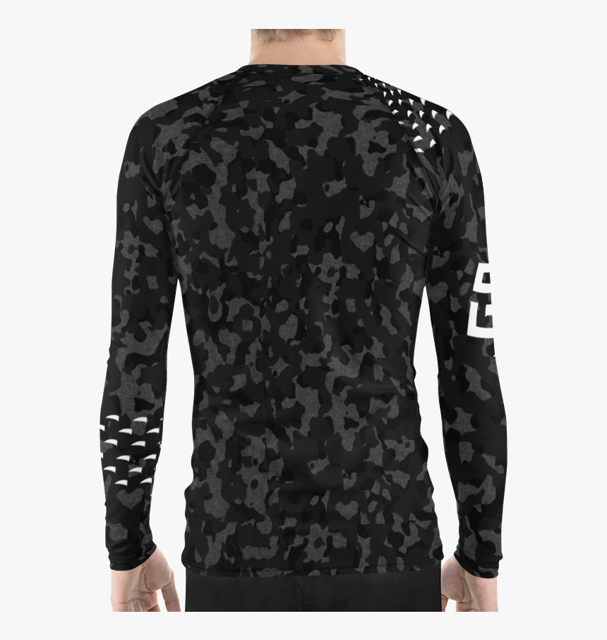 Claw Rashguard - Camo Black - Long-sleeved T-shirt, HD Png Download, Free Download